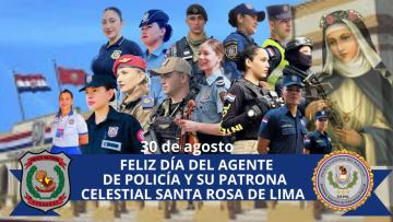 Feliz Día del Agente de Policía y Patrona...